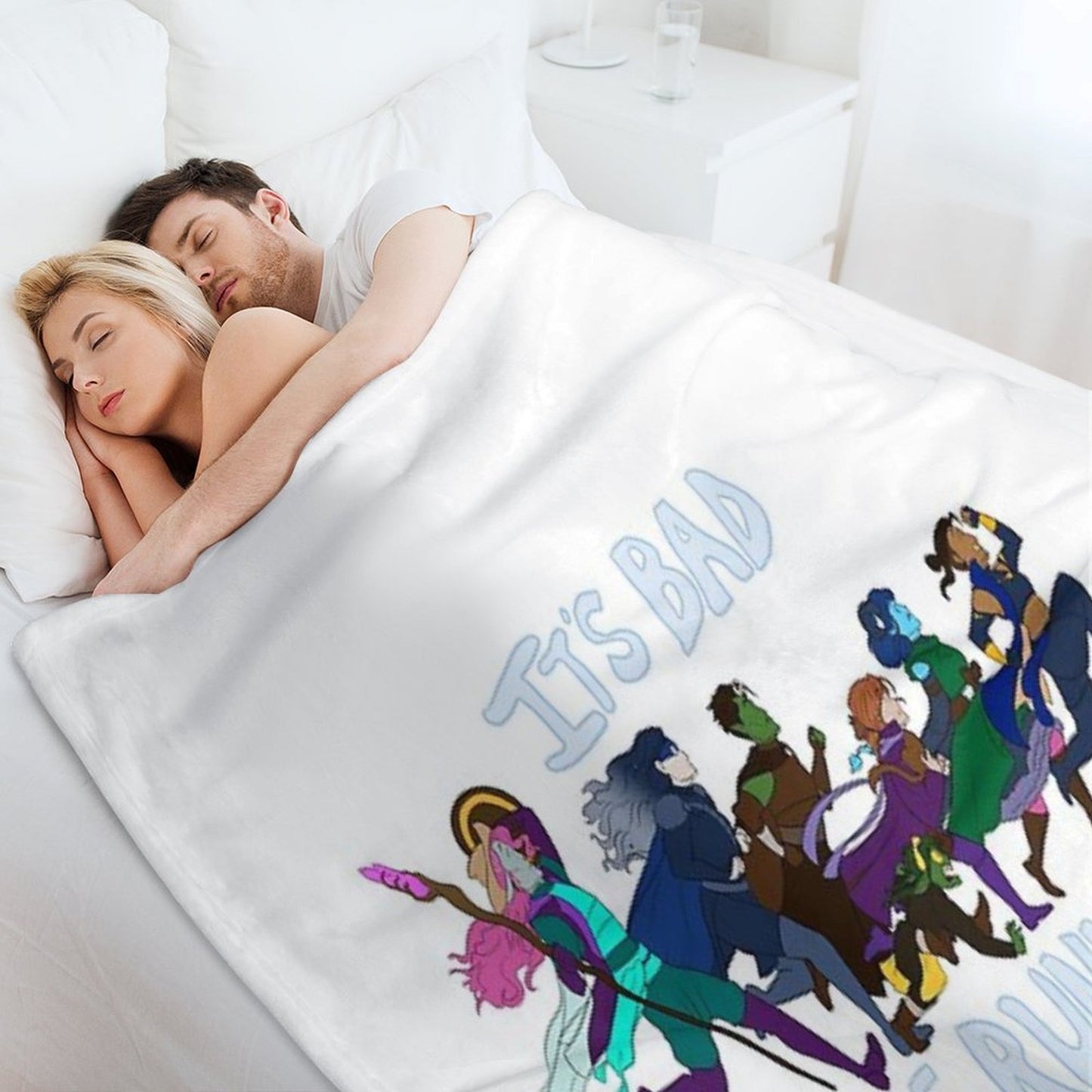 It's Bad, We're Running Throw Blanket