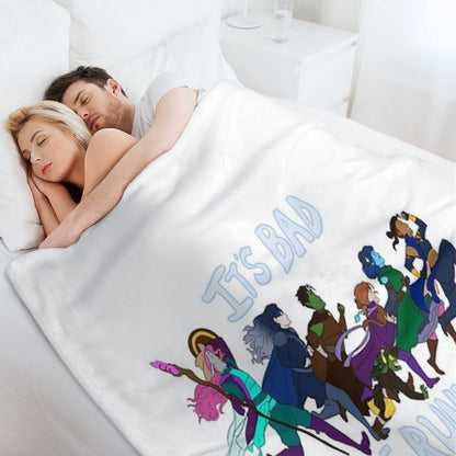 It's Bad, We're Running Throw Blanket