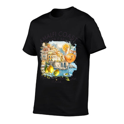 Amalfi Coast Italy Travel Trip Vacation Mediterranean Sea T-Shirt