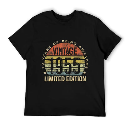 Vintage 1955 Limited Edition 70-Year-Old Gifts 70th Birthday T-Shirt