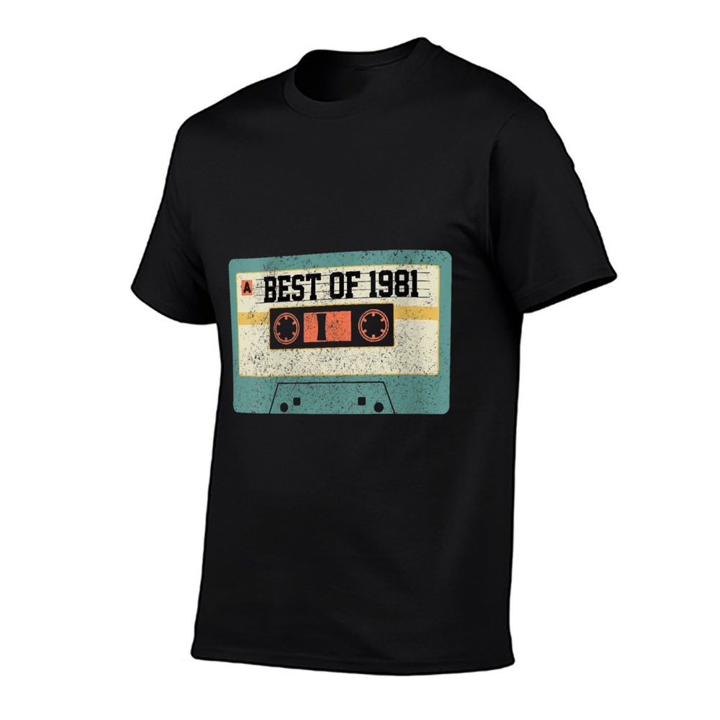 Womens Best Of 1981 Vintage Retro Cassette Funny 40th Birthday Gift  Polyester Blend T-Shirt