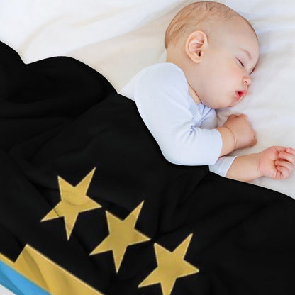 Argentina Afa 3 Stars Logo Throw Blanket