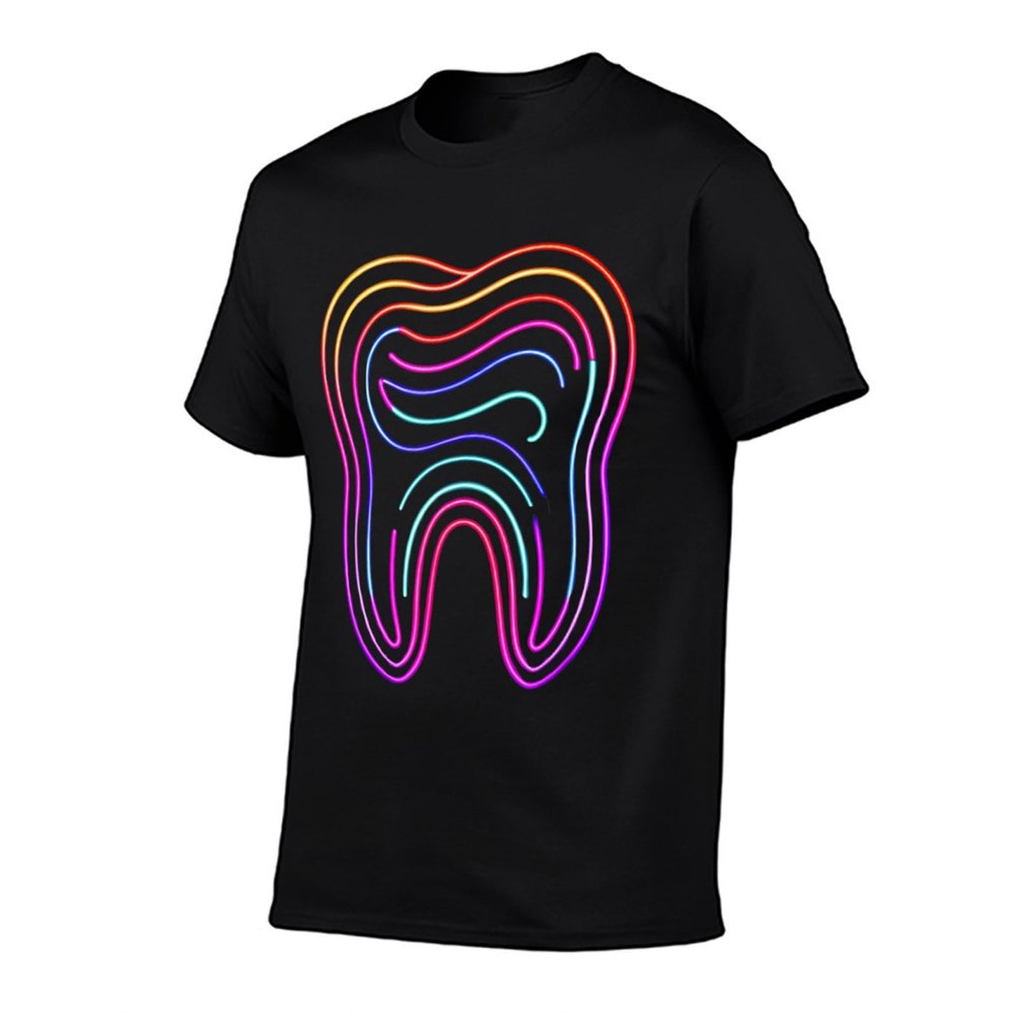 Dentist Retro Vintageth Dental Hygienist Assistant Tooth  Heathered Texture T-Shirt