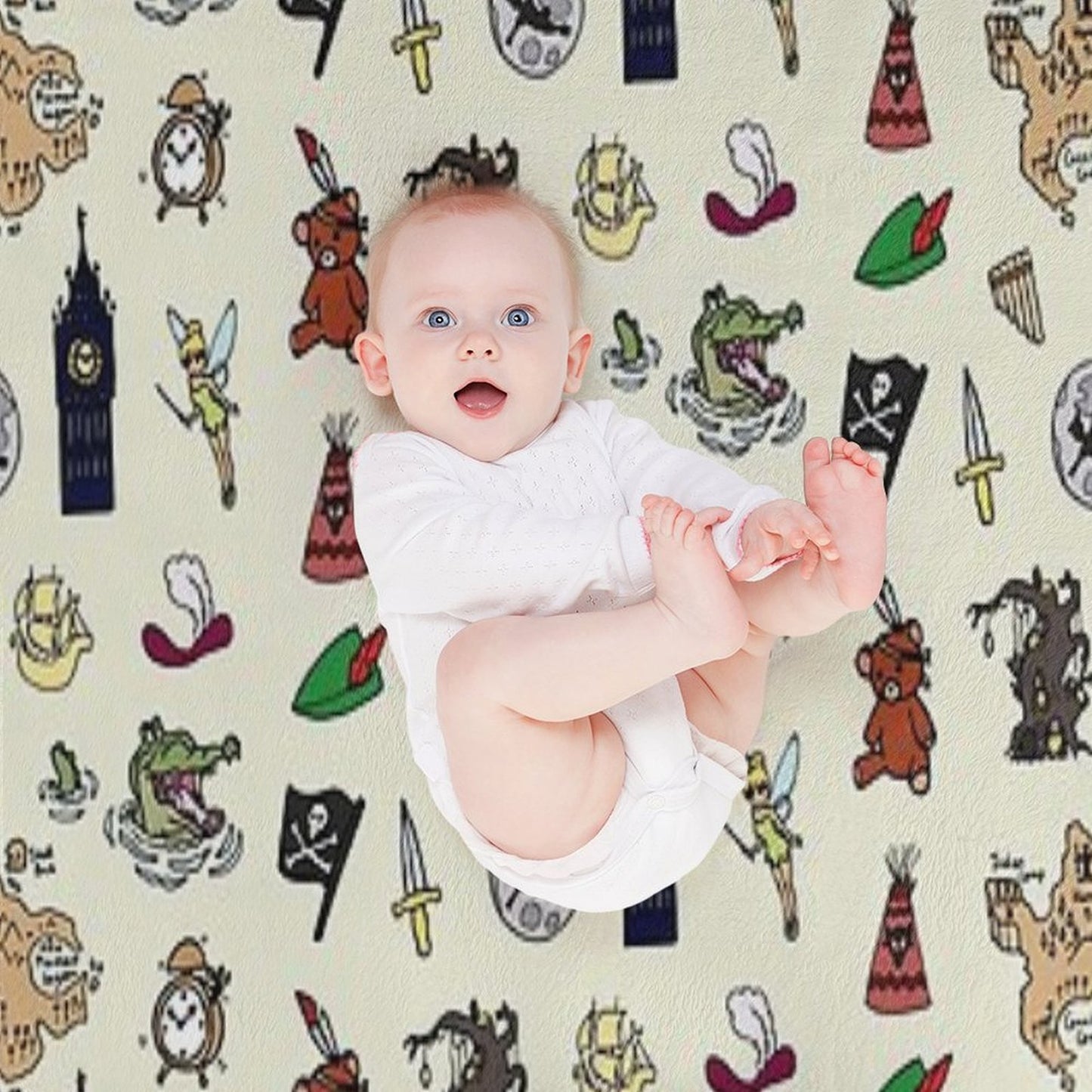 Peter Pan Throw Blanket