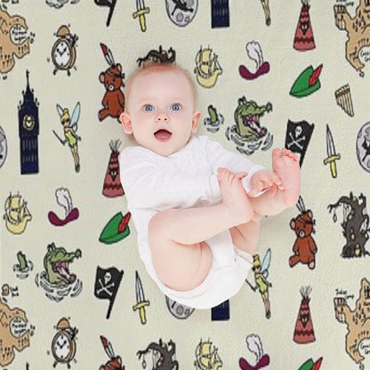 Peter Pan Throw Blanket