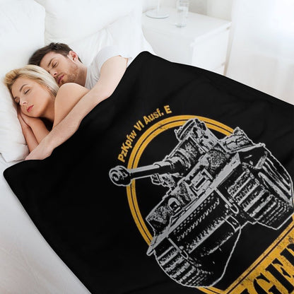 Tiger I - WW2 German Tank Throw Blanket