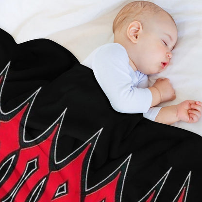 Morbid Angel Red Logo Art Throw Blanket