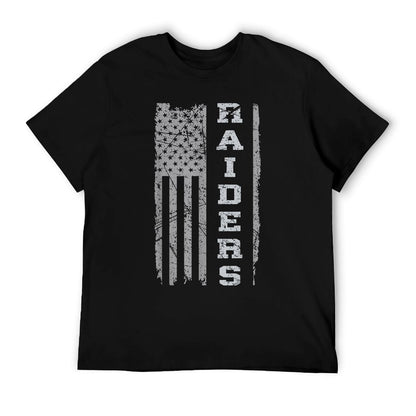 Raiders Name Usa Flag Gift Men Women Boy Girl T-Shirt