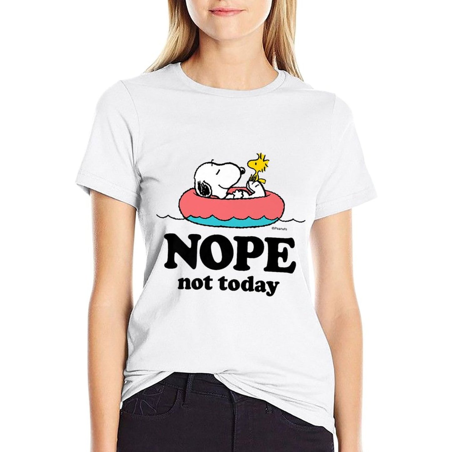 Peanuts - Snoopy Nope Not Today Premium  Durable T-Shirt
