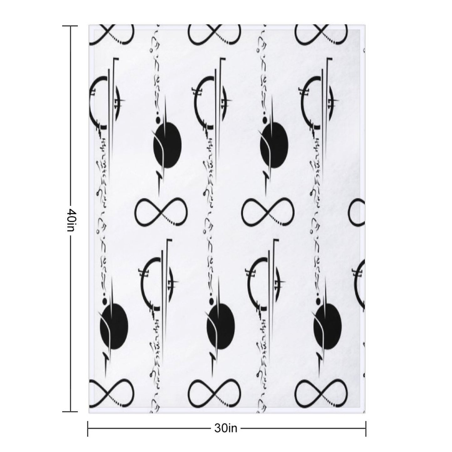 Commander Tattoo Throw Blanket