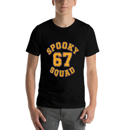Funny Spooky Squad 67 Kids Adult Halloween 67 Haunted by 67 Premium Tri-Blend  Affordable Price T-Shirt