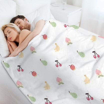 Cute Fruits Throw Blanket