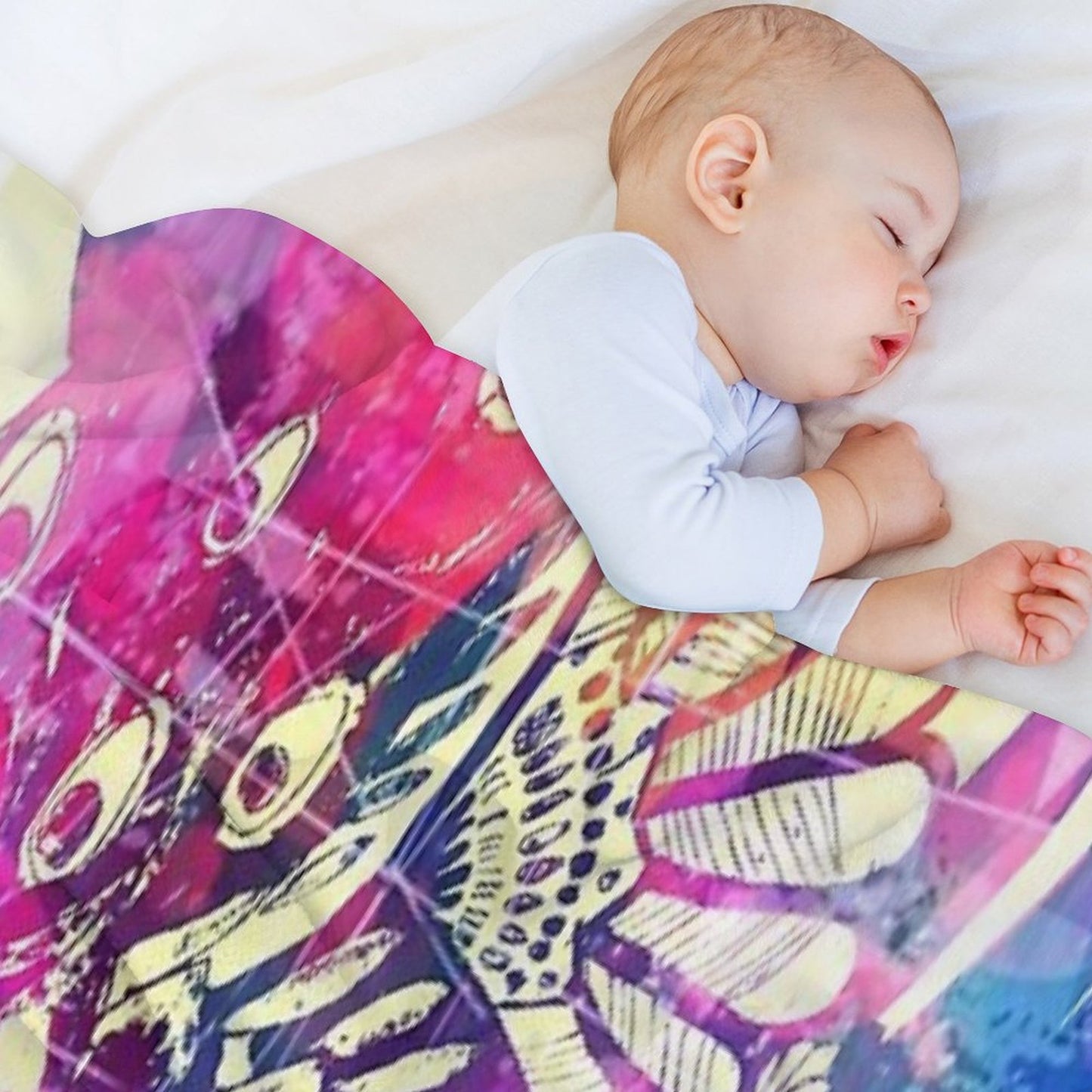 Shake A Tail Feather - Lilac Dreams Throw Blanket