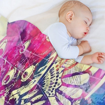 Shake A Tail Feather - Lilac Dreams Throw Blanket