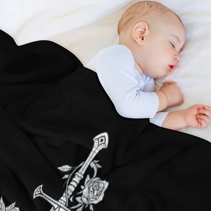 Roses of The Broken Sword Throw Blanket