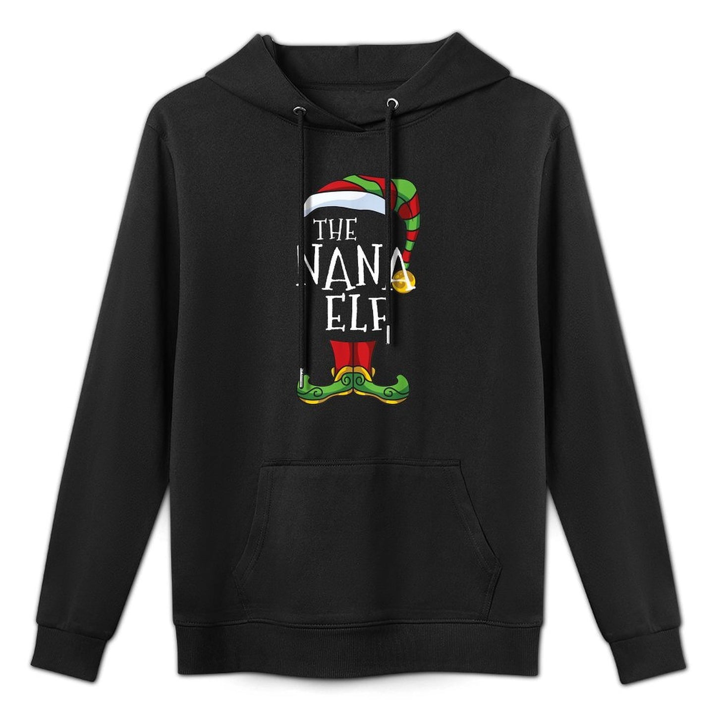 Nana Elf Family Matching Christmas Group Funny Customizable Surface Hoodie