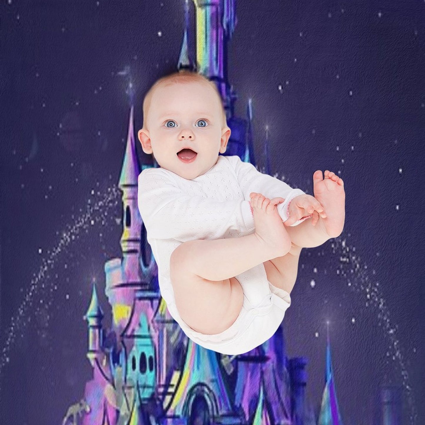 Magic Princess Fairytale Castle Kingdom Throw Blanket