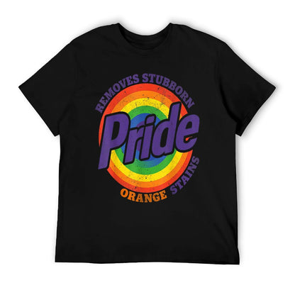 Pride Removes Stubborn Orange Stains Pride Month LGBTQ Retro T-Shirt