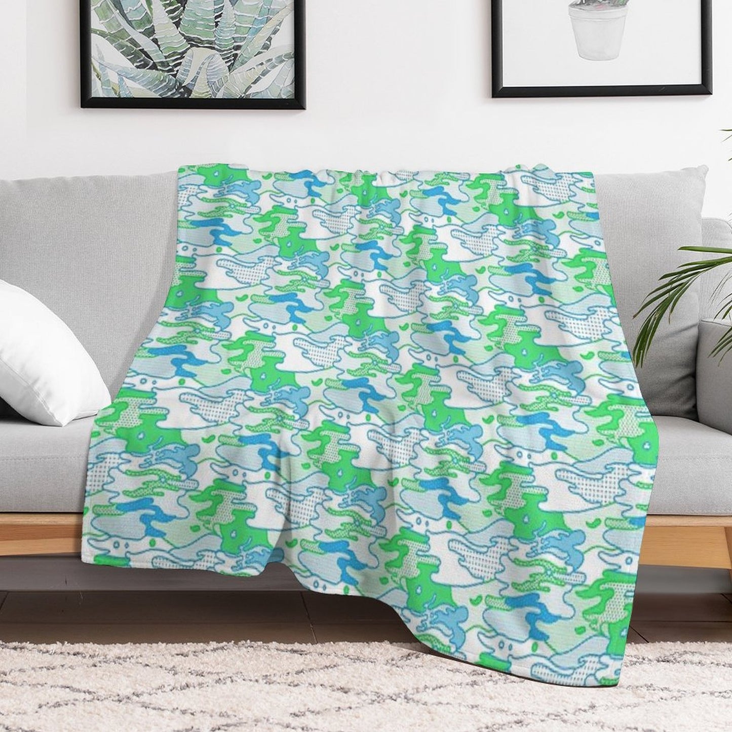 POP ART POOL Throw Blanket