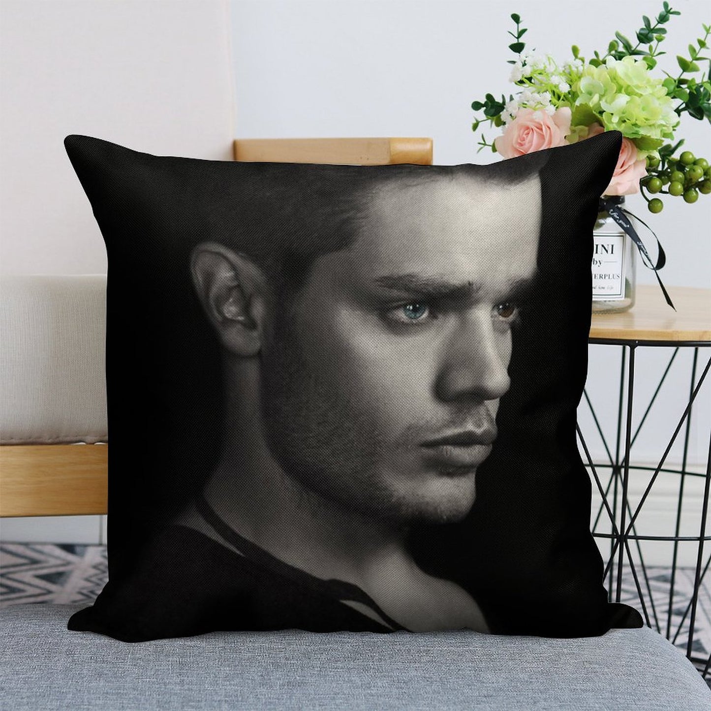 Jace Wayland S2 Linen Throw Pillow Cover