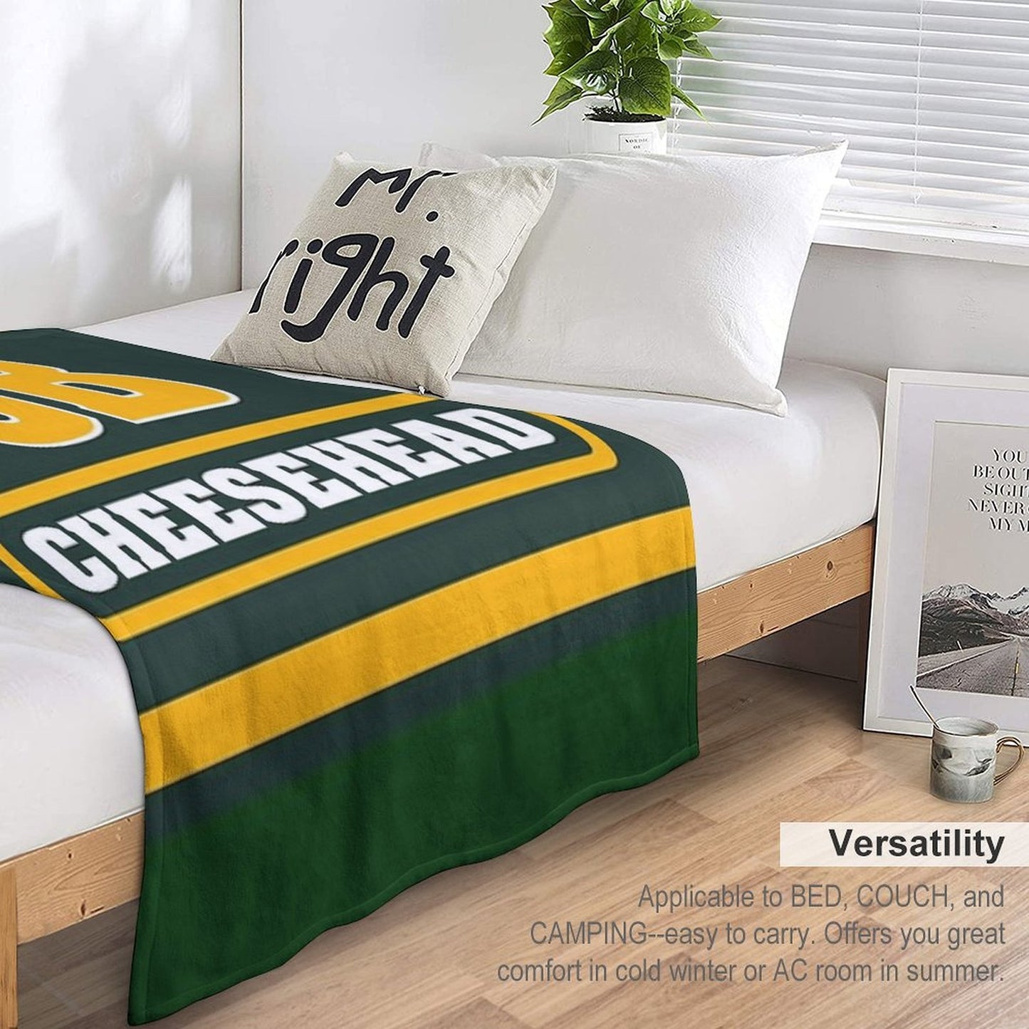 Cheesehead Bar Throw Blanket