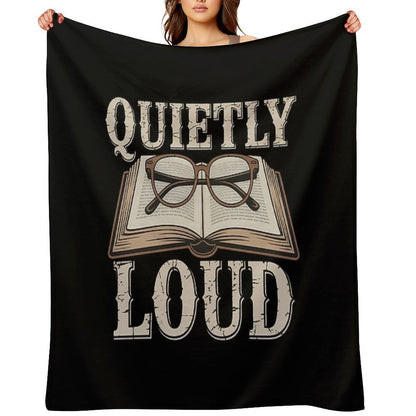 Academia - Quietly Loud Throw Blanket