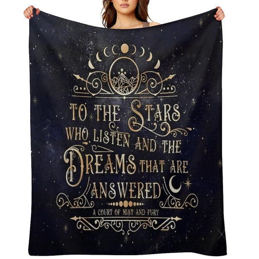To The Stars Throw Blanket