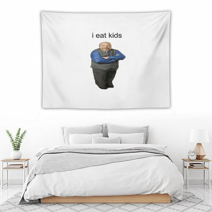 Bertram Eats Kids Tapestry