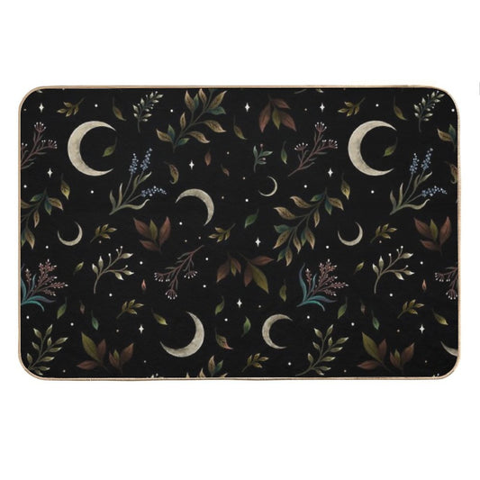 Crescent Moon Garden Bath Mat