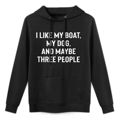 Funny Boating Gifts For Men Women Boaters Boat Owner Cotton-Polyester Blend Hoodie