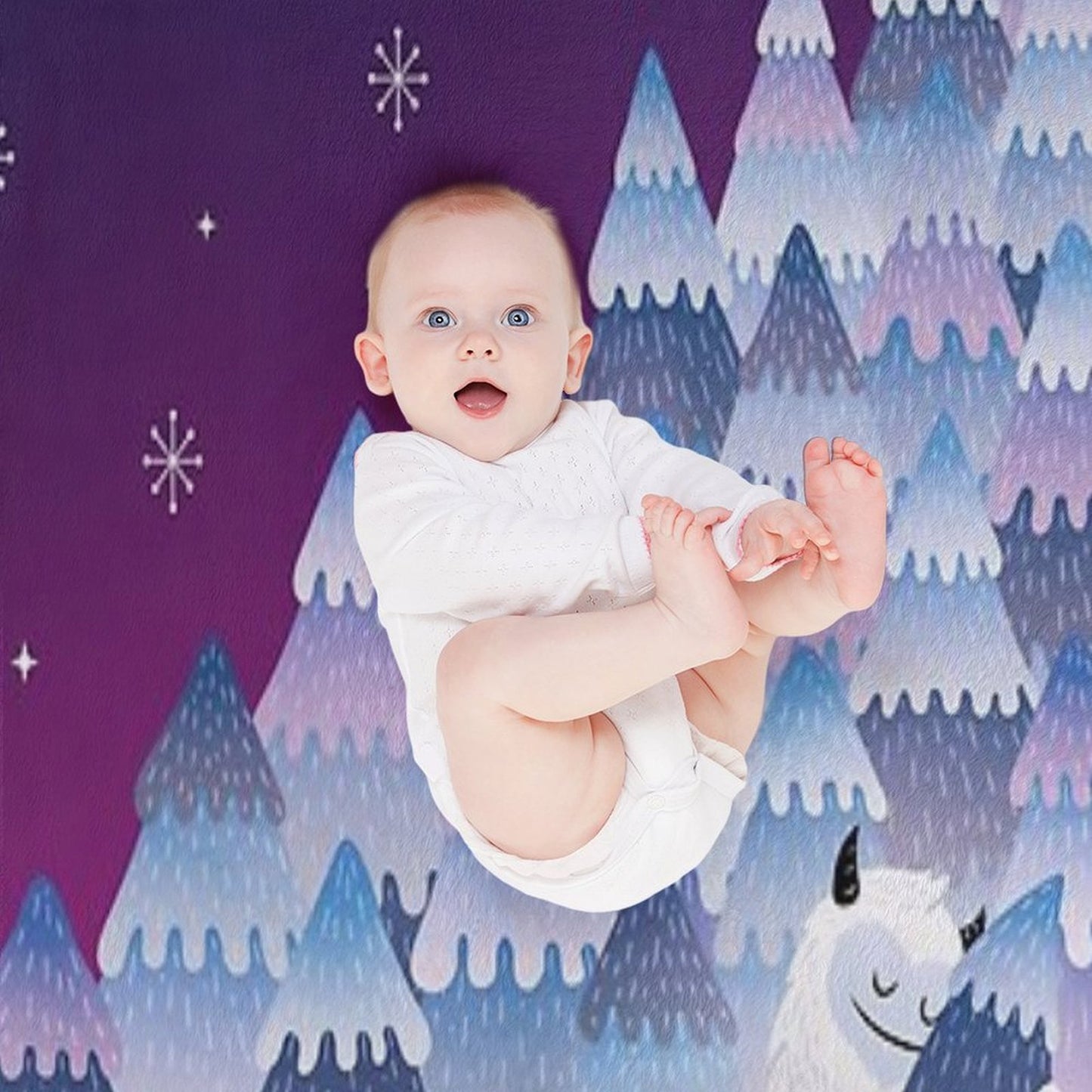 Tree Hugger (Night Version) Throw Blanket