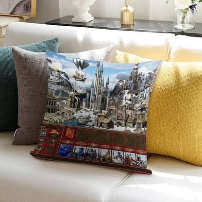 Heroes of Might & Magic 3 Tower Soft Luxury Feel Throw Pillow