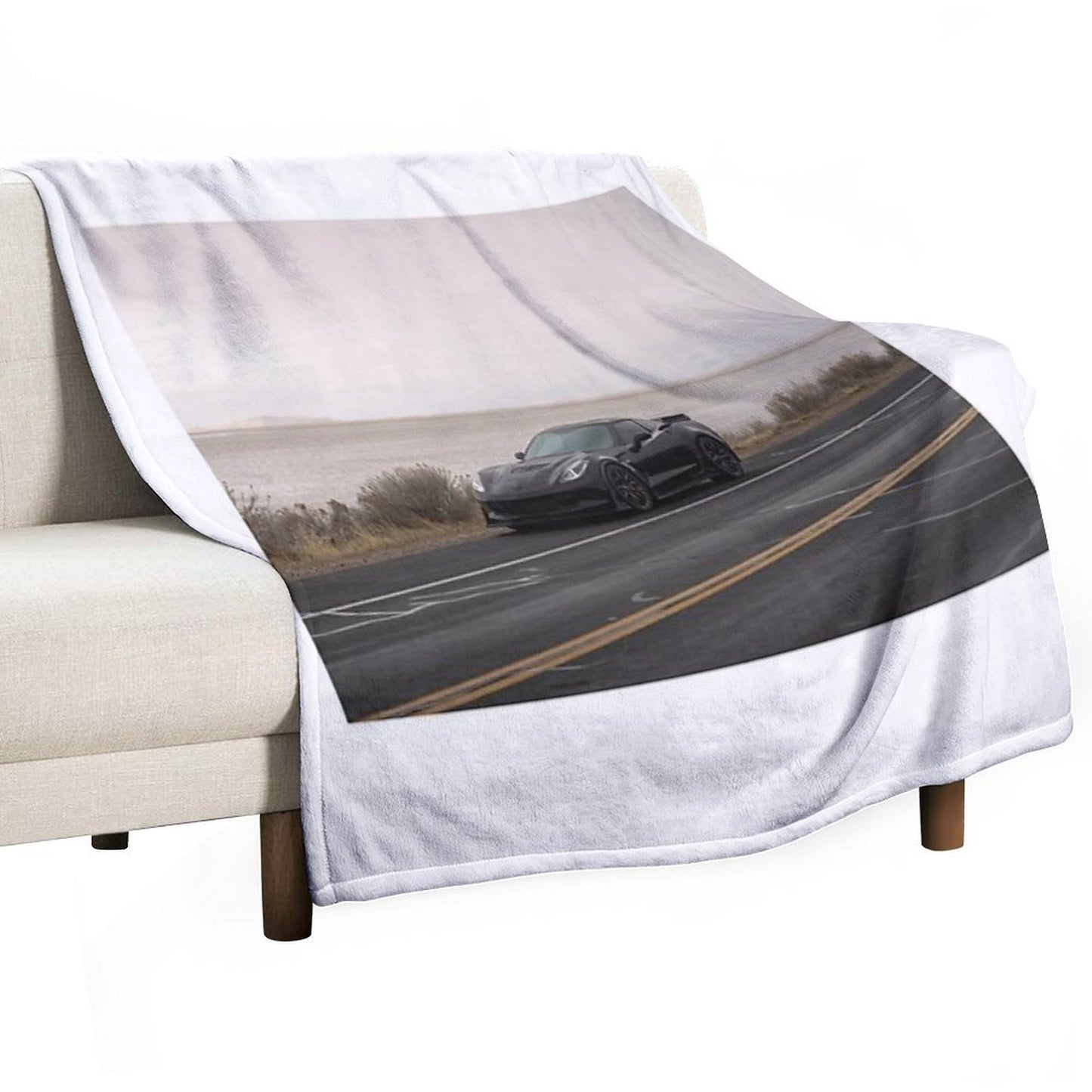 Corvette C7 Z06 Throw Blanket