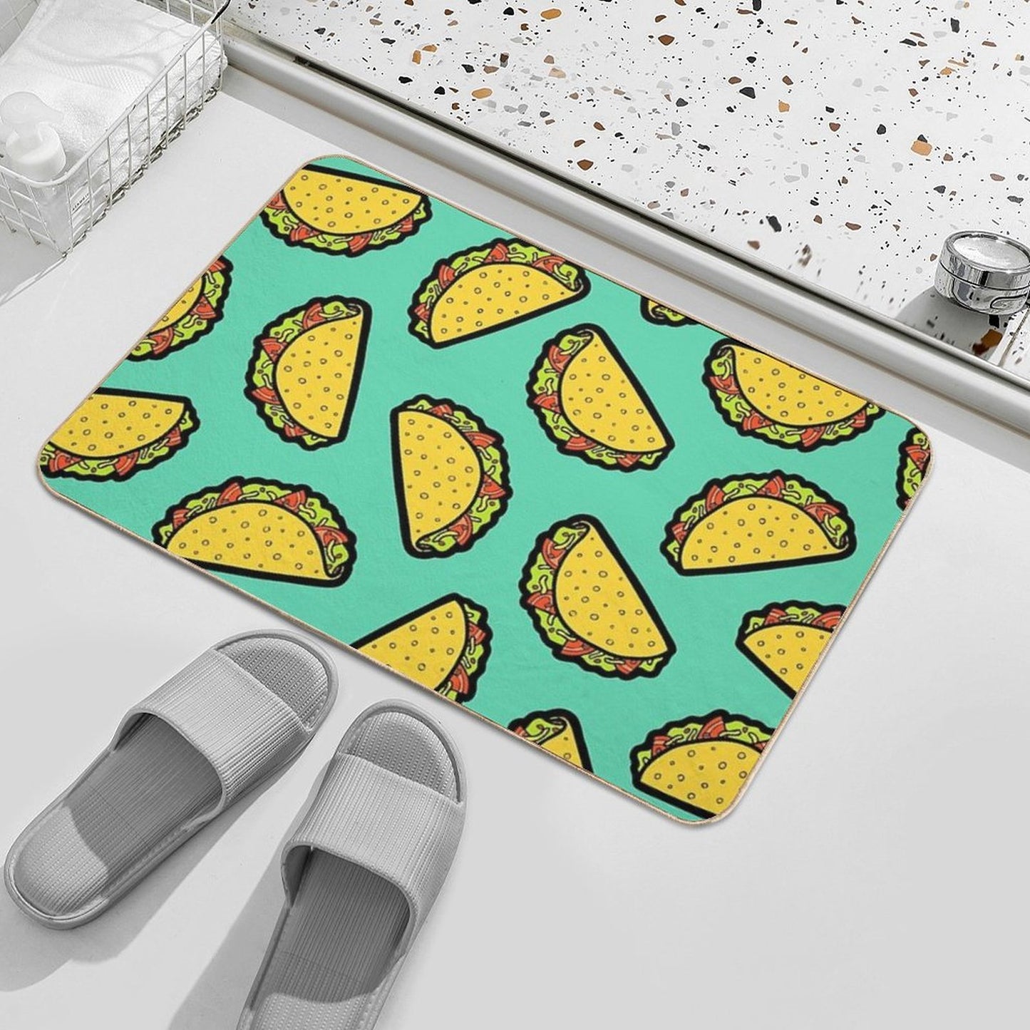 It's Taco Time!  Toxin-Free Bath Mat