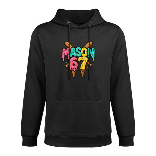 Mason 67 Ice Cream Funny Meme Six Seven Customizable Surface Hoodie