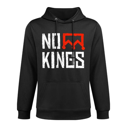 No Kings Protest Symbolic Sign Customizable Surface Hoodie