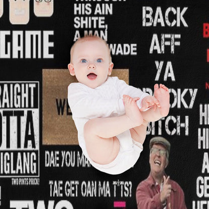 Still Game Scrap Book Throw Blanket