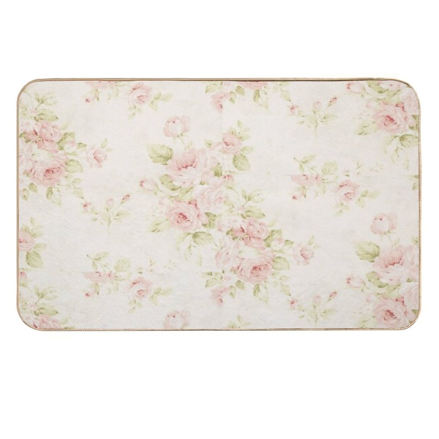 Flowers  Fade-Resistant Bath Mat
