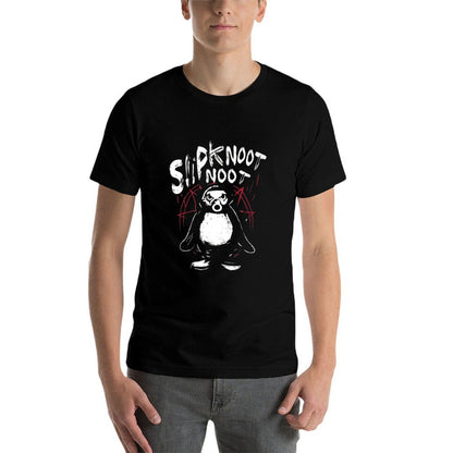 Slipknoot Noot Penguin Death Metal Goth Hard Rock  Classic T-Shirt