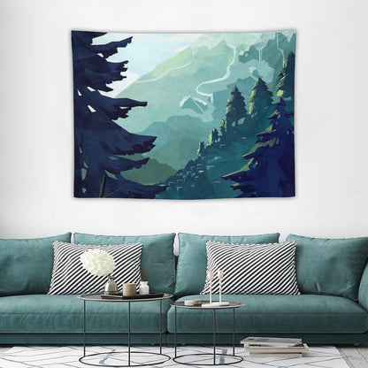 Canadian Mountain Tapestry