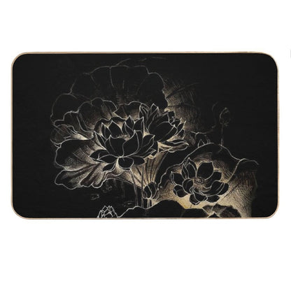 Gold Lotus Bath Mat