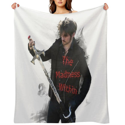 The Madness Within Throw Blanket