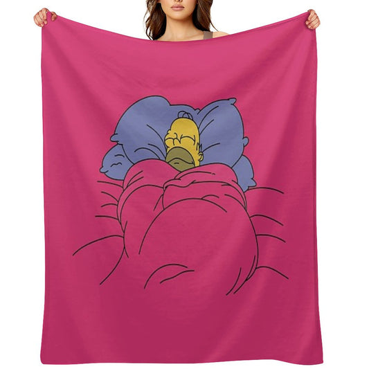 Toasty Cinnamon Bun Throw Blanket