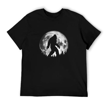 Bigfoot Night Stroll! Cool Full Moon & Trees Sasquatch T-Shirt