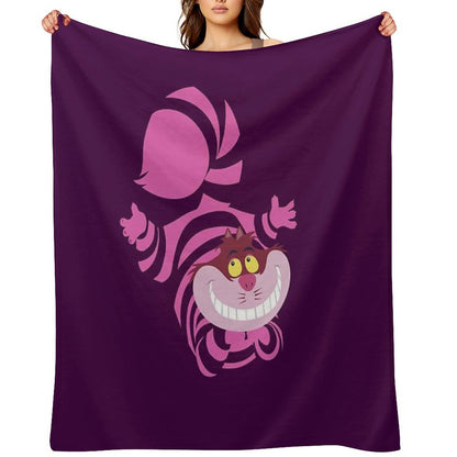 De-Su Art - Cheshire The Cat Throw Blanket