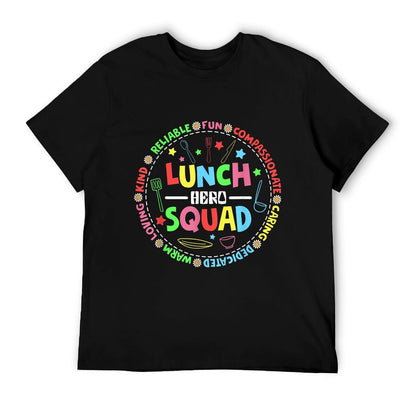 School Lunch Hero Squad Funny Cafeteria Workers Lunchroom T-Shirt