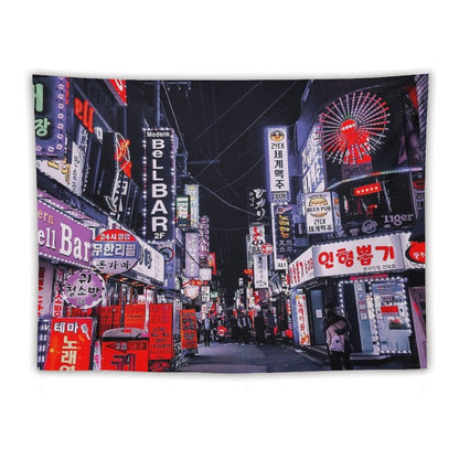 Selective Saturation Nights Tapestry