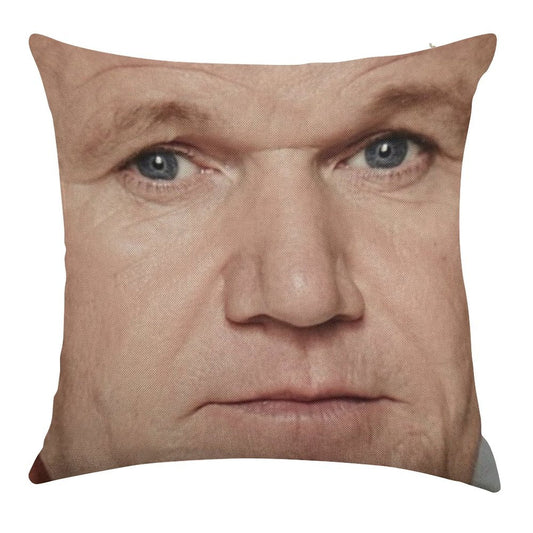 Gordon Ramsay Linen Throw Pillow Cover