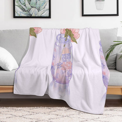 Pearl Soda Throw Blanket