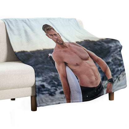 Chris Hemsworth Throw Blanket